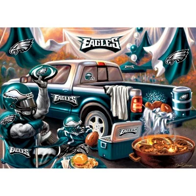 MasterPieces 1000 Piece Jigsaw Puzzle for Adults - NFL Philadelphia Eagles Gameday - 19.25"x26.75" 2 MasterPieces 1000 Piece Jigsaw Puzzle for Adults - NFL Philadelphia Eagles Gameday - 19.25"x26.75" - Image 2