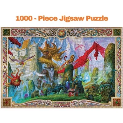 Toynk Dungeon Denizens Mythical Monster Puzzle | 1000 Piece Jigsaw Puzzle 2 Toynk Dungeon Denizens Mythical Monster Puzzle | 1000 Piece Jigsaw Puzzle - Image 2