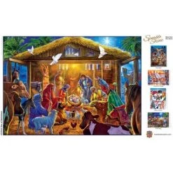MasterPieces 500 Piece Glitter Christmas Jigsaw Puzzle - Star Of Bethlehem - 15"x21" -Puzzles Sales 2022 unnamed file 3995