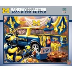 MasterPieces 1000 Piece Jigsaw Puzzle for Adults - NCAA Michigan Wolverines Gameday - 19.25"x26.75"