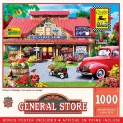 MasterPieces 1000 Piece Jigsaw Puzzle For Adults, Family, Or Kids - A Touch Of Nostalgia - 19.25"x26.75"