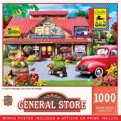MasterPieces 1000 Piece Jigsaw Puzzle For Adults, Family, Or Kids - A Touch Of Nostalgia - 19.25"x26.75" 1 MasterPieces 1000 Piece Jigsaw Puzzle For Adults, Family, Or Kids - A Touch Of Nostalgia - 19.25"x26.75"