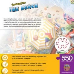 MasterPieces 550 Piece Jigsaw Puzzle For Adults, Family, Or Kids - Greetings From The Beach - 18"x24" -Puzzles Sales 2022 unnamed file 4031
