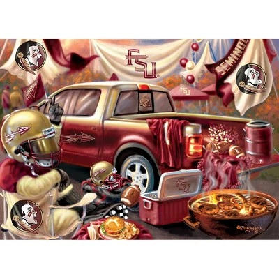 MasterPieces 1000 Piece Jigsaw Puzzle for Adults - NCAA Florida State Seminoles Gameday - 19.25"x26.75" 2 MasterPieces 1000 Piece Jigsaw Puzzle for Adults - NCAA Florida State Seminoles Gameday - 19.25"x26.75" - Image 2