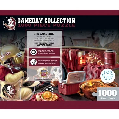 MasterPieces 1000 Piece Jigsaw Puzzle for Adults - NCAA Florida State Seminoles Gameday - 19.25"x26.75" 3 MasterPieces 1000 Piece Jigsaw Puzzle for Adults - NCAA Florida State Seminoles Gameday - 19.25"x26.75" - Image 3