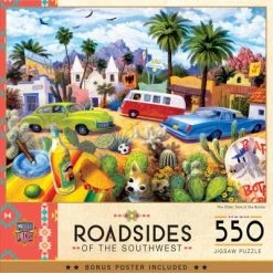 MasterPieces 550 Piece Jigsaw Puzzle For Adults, Family, Or Kids - The Other Side Of The Border - 18"x24"