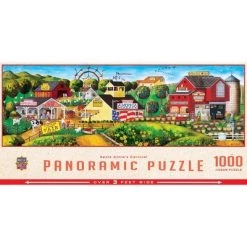 MasterPieces 1000 Piece Jigsaw Puzzle For Adults, Family, Or Kids - Apple Annie's Carnival - 13"x39"