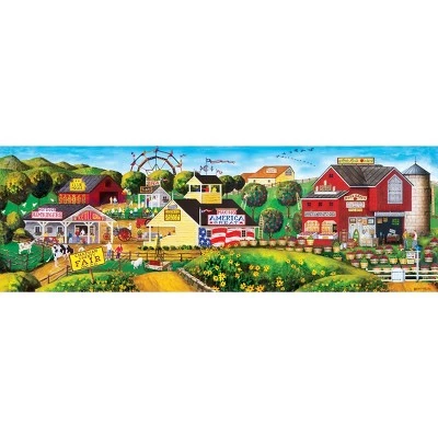 MasterPieces 1000 Piece Jigsaw Puzzle For Adults, Family, Or Kids - Apple Annie's Carnival - 13"x39" 2 MasterPieces 1000 Piece Jigsaw Puzzle For Adults, Family, Or Kids - Apple Annie's Carnival - 13"x39" - Image 2
