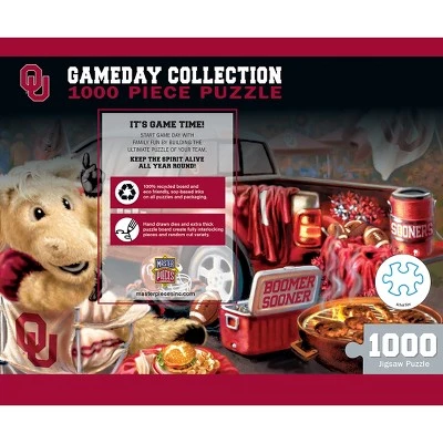 MasterPieces 1000 Piece Jigsaw Puzzle for Adults - NCAA Oklahoma Sooners Gameday - 19.25"x26.75" 3 MasterPieces 1000 Piece Jigsaw Puzzle for Adults - NCAA Oklahoma Sooners Gameday - 19.25"x26.75" - Image 3