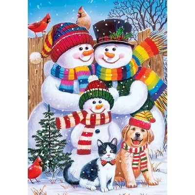 MasterPieces 500 Piece Glitter Christmas Jigsaw Puzzle - Family Portrait - 18"x24" 2 MasterPieces 500 Piece Glitter Christmas Jigsaw Puzzle - Family Portrait - 18"x24" - Image 2