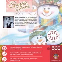 MasterPieces 500 Piece Glitter Christmas Jigsaw Puzzle - Family Portrait - 18"x24" 7 MasterPieces 500 Piece Glitter Christmas Jigsaw Puzzle - Family Portrait - 18"x24" -Puzzles Sales 2022 unnamed file 4070