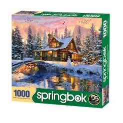 Springbok Rocky Mountain Christmas Jigsaw Puzzle - 1000pc