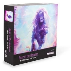 Toynk Roar of the Heavens Fantasy Lion Puzzle | 1000 Piece Jigsaw Puzzle