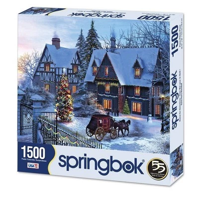 Springbok Home For Christmas Puzzle 1500pc 1 Springbok Home For Christmas Puzzle 1500pc