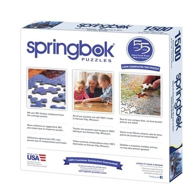 Springbok Home For Christmas Puzzle 1500pc 2 Springbok Home For Christmas Puzzle 1500pc - Image 2