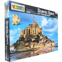 Toynk Scenic Spot of the World Mont Saint Michel 500 Piece Jigsaw Puzzle