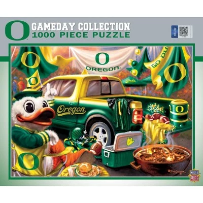 MasterPieces 1000 Piece Jigsaw Puzzle for Adults - NCAA Oregon Ducks Gameday - 19.25"x26.75" 1 MasterPieces 1000 Piece Jigsaw Puzzle for Adults - NCAA Oregon Ducks Gameday - 19.25"x26.75"