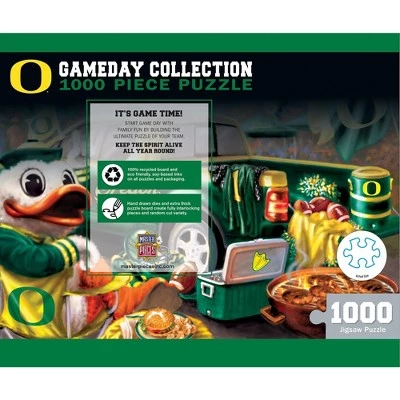 MasterPieces 1000 Piece Jigsaw Puzzle for Adults - NCAA Oregon Ducks Gameday - 19.25"x26.75" 3 MasterPieces 1000 Piece Jigsaw Puzzle for Adults - NCAA Oregon Ducks Gameday - 19.25"x26.75" - Image 3