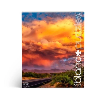 blanc Desert Clouds, Arizona Jigsaw Puzzle - 500pc 3 blanc Desert Clouds, Arizona Jigsaw Puzzle - 500pc - Image 3