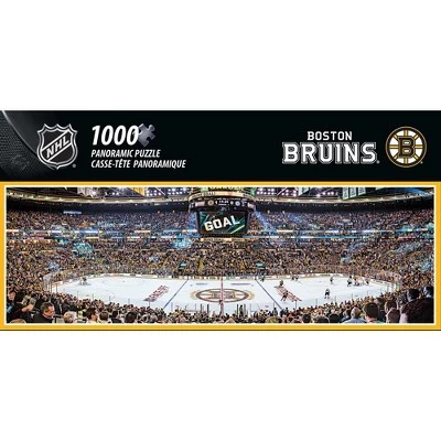 MasterPieces 1000 Piece Sports Jigsaw Puzzle - NHL Boston Bruins Center View Panoramic - 13"x39" 1 MasterPieces 1000 Piece Sports Jigsaw Puzzle - NHL Boston Bruins Center View Panoramic - 13"x39"