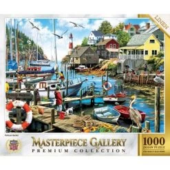 MasterPieces 1000 Piece Jigsaw Puzzle For Adults, Family, Or Kids - Pelican Harbor - 26.75"x 19.25"