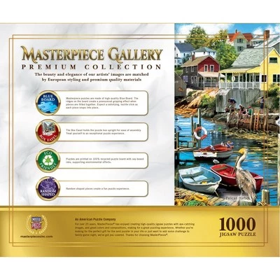 MasterPieces 1000 Piece Jigsaw Puzzle For Adults, Family, Or Kids - Pelican Harbor - 26.75"x 19.25" 3 MasterPieces 1000 Piece Jigsaw Puzzle For Adults, Family, Or Kids - Pelican Harbor - 26.75"x 19.25" - Image 3