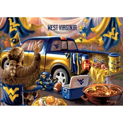 MasterPieces 1000 Piece Jigsaw Puzzle for Adults - NCAA West Virginia Mountaineers Gameday - 19.25"x26.75" 2 MasterPieces 1000 Piece Jigsaw Puzzle for Adults - NCAA West Virginia Mountaineers Gameday - 19.25"x26.75" - Image 2
