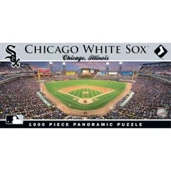MasterPieces 1000 Piece Sports Jigsaw Puzzle - MLB Chicago White Sox Center View Panoramic - 13"x39"