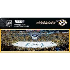 MasterPieces 1000 Piece Sports Jigsaw Puzzle - NHL Nashville Predators Center View Panoramic - 13"x39"