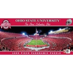 MasterPieces 1000 Piece Sports Jigsaw Puzzle - NCAA Ohio State Buckeyes Endzone View Panoramic - 13"x39"