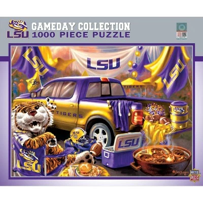 MasterPieces 1000 Piece Jigsaw Puzzle for Adults - NCAA LSU Tigers Gameday - 19.25"x26.75" 1 MasterPieces 1000 Piece Jigsaw Puzzle for Adults - NCAA LSU Tigers Gameday - 19.25"x26.75"