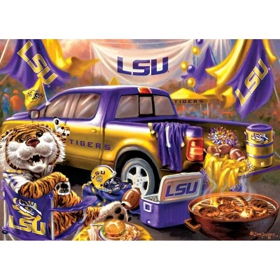 MasterPieces 1000 Piece Jigsaw Puzzle for Adults - NCAA LSU Tigers Gameday - 19.25"x26.75" 2 MasterPieces 1000 Piece Jigsaw Puzzle for Adults - NCAA LSU Tigers Gameday - 19.25"x26.75" - Image 2