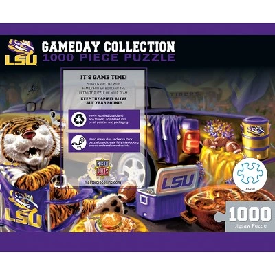 MasterPieces 1000 Piece Jigsaw Puzzle for Adults - NCAA LSU Tigers Gameday - 19.25"x26.75" 3 MasterPieces 1000 Piece Jigsaw Puzzle for Adults - NCAA LSU Tigers Gameday - 19.25"x26.75" - Image 3