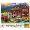 MasterPieces 1000 Piece Jigsaw Puzzle For Adults, Family, Or Kids - The Barnyard Crowd - 26.75"x 19.25"