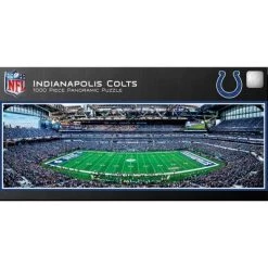 MasterPieces 1000 Piece Sports Jigsaw Puzzle - NFL Indianapolis Colts Center View Panoramic - 13"x39"