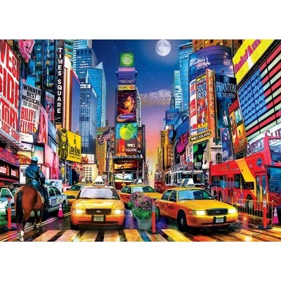 MasterPieces 1000 Piece Jigsaw Puzzle For Adults, Family, Or Kids - New York City Lights - 26.75"x 19.25" 2 MasterPieces 1000 Piece Jigsaw Puzzle For Adults, Family, Or Kids - New York City Lights - 26.75"x 19.25" - Image 2