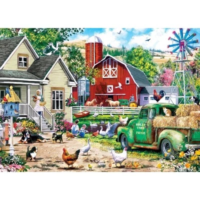 MasterPieces 1000 Piece Jigsaw Puzzle For Adults, Family, Or Kids - Holly Tree Farm - 26.75"x 19.25" 2 MasterPieces 1000 Piece Jigsaw Puzzle For Adults, Family, Or Kids - Holly Tree Farm - 26.75"x 19.25" - Image 2