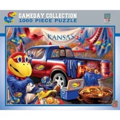 MasterPieces 1000 Piece Jigsaw Puzzle for Adults - NCAA Kansas Jayhawks Gameday - 19.25"x26.75"