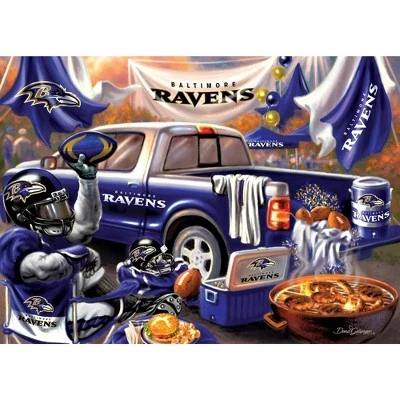 MasterPieces 1000 Piece Jigsaw Puzzle for Adults - NFL Baltimore Ravens Gameday - 19.25"x26.75" 2 MasterPieces 1000 Piece Jigsaw Puzzle for Adults - NFL Baltimore Ravens Gameday - 19.25"x26.75" - Image 2