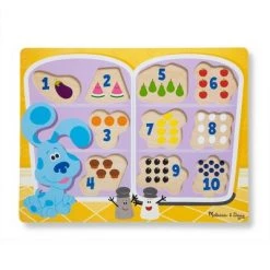 Blue's Clues & You! Melissa & Doug Blues Clues & You! Chunky Puzzle 10pc - Fridge Food -Puzzles Sales 2022 unnamed file 44