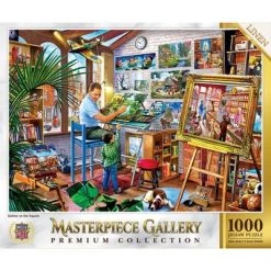 MasterPieces 1000 Piece Jigsaw Puzzle For Adults, Family, Or Kids - Gallery on The Square - 26.75"x 19.25"