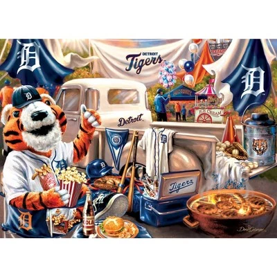 MasterPieces 1000 Piece Jigsaw Puzzle for Adults - MLB Detroit Tigers Gameday - 19.25"x26.75" 2 MasterPieces 1000 Piece Jigsaw Puzzle for Adults - MLB Detroit Tigers Gameday - 19.25"x26.75" - Image 2