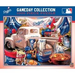 MasterPieces 1000 Piece Jigsaw Puzzle for Adults - MLB Los Angeles Dodgers Gameday - 19.25"x26.75"