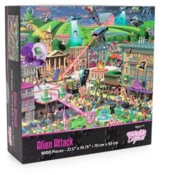 Toynk Alien Attack Sci-Fi Classics 1000-Piece Jigsaw Puzzle