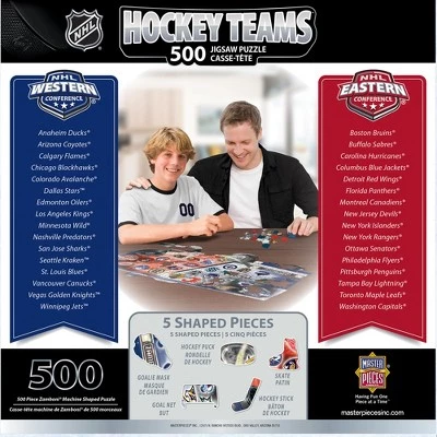 MasterPieces Sports Puzzle - All Teams 500 Piece Jigsaw Puzzle for Adults - NHL Zamboni Shaped Puzzle - 30"x18.3284" 2 MasterPieces Sports Puzzle - All Teams 500 Piece Jigsaw Puzzle for Adults - NHL Zamboni Shaped Puzzle - 30"x18.3284" - Image 2