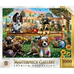 MasterPieces 1000 Piece Jigsaw Puzzle For Adults, Family, Or Kids - Meetup at The Park - 26.75"x 19.25"