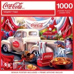 MasterPieces 1000 Piece Jigsaw Puzzle For Adults, Family, Or Kids - Coca-Cola Tailgate - 19.25"x26.75"