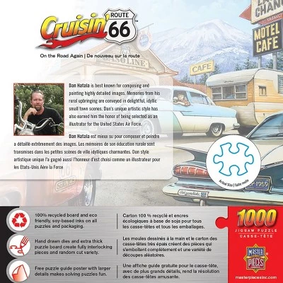 MasterPieces 1000 Piece Jigsaw Puzzle For Adults, Family, Or Kids - On The Road Again - 19.25"x26.75" 3 MasterPieces 1000 Piece Jigsaw Puzzle For Adults, Family, Or Kids - On The Road Again - 19.25"x26.75" - Image 3