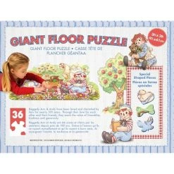 MasterPieces Vintage Puzzle - Jumbo Size Floor 36 Piece Jigsaw Puzzle for Kids - Raggedy Ann & Andy Floor Puzzle - 3ftx2ft -Puzzles Sales 2022 unnamed file 4511