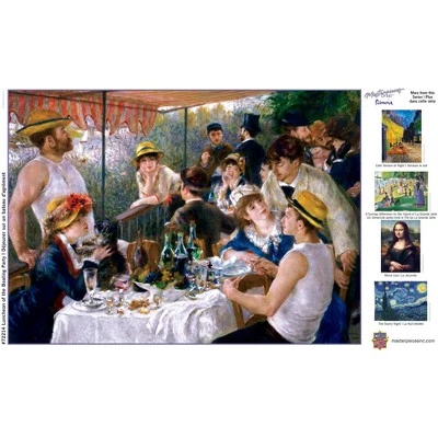 MasterPieces 1000 Piece Jigsaw Puzzle For Adults, Family, Or Kids - Luncheon of The Boating Party - 19.25"x26.75" 4 MasterPieces 1000 Piece Jigsaw Puzzle For Adults, Family, Or Kids - Luncheon of The Boating Party - 19.25"x26.75" - Image 4